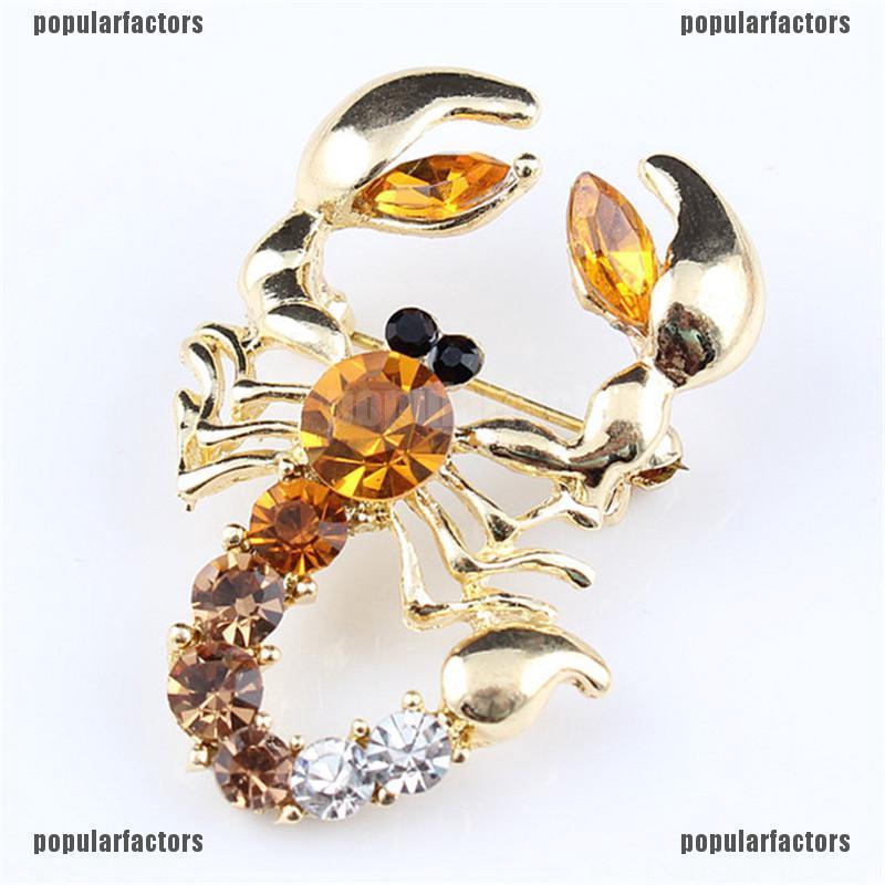 Trâm Cài Bọ Cạp Đính Đá Lấp Lánh