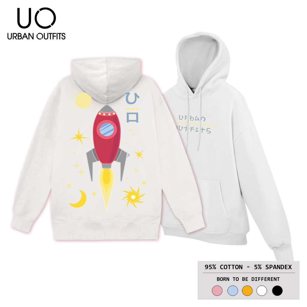 Áo Hoodie Nam Nữ Form Rộng URBAN OUTFITS In Tàu Con Thoi UO HOO16 Chui Đầu Thun Cotton Nỉ | BigBuy360 - bigbuy360.vn