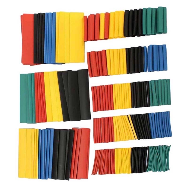 Bộ 328 Ống Co Nhiệt Polyolefin Cách Điện Bọc Dây Cáp Nhiều Kích Thước Đa Dạng