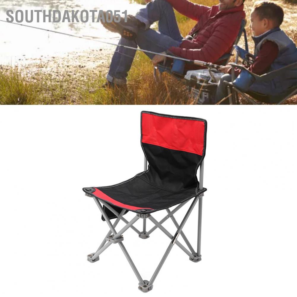 [Hàng Sẵn] Ghế câu cá - Ghế dã ngoại Cắm trại Gấp gọn di động tiện lợi với Túi【Southdakota051】