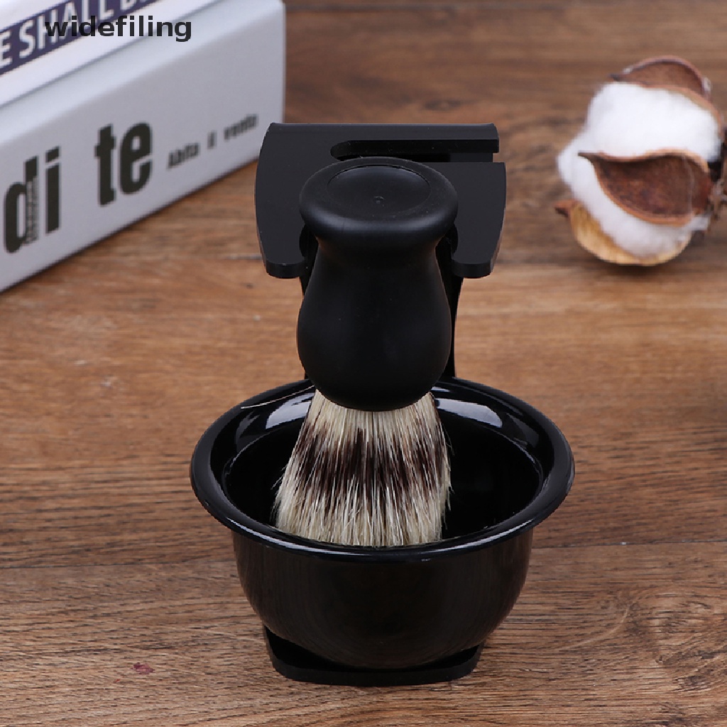 Bát Đựng Xà Phòng / Cọ / Cốc Cạo Râu 3 Trong 1 Có Chân Đứng Tiện Dụng