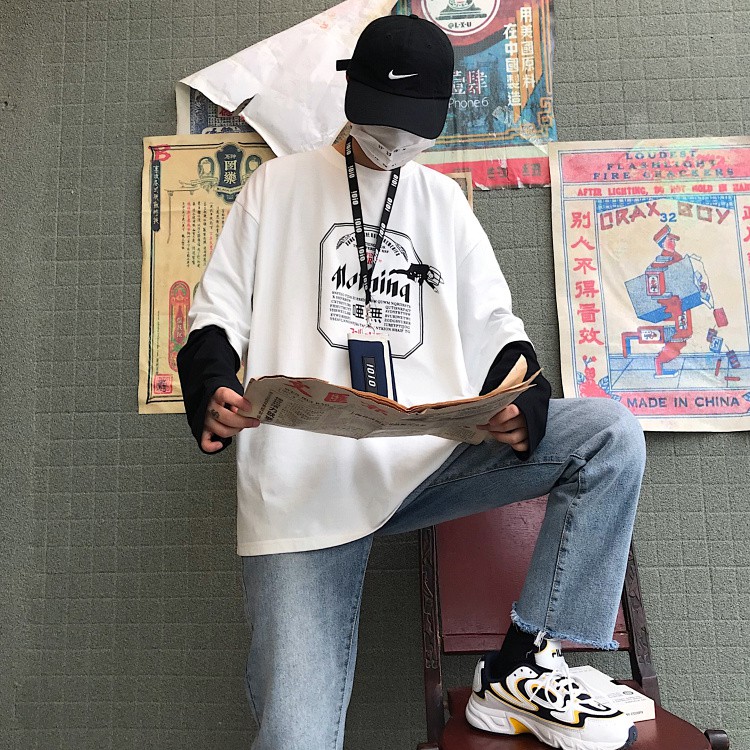 Áo thun nam nữ tay lỡ (không kèm tay dài), áo phông form rộng ATL174 | BigBuy360 - bigbuy360.vn