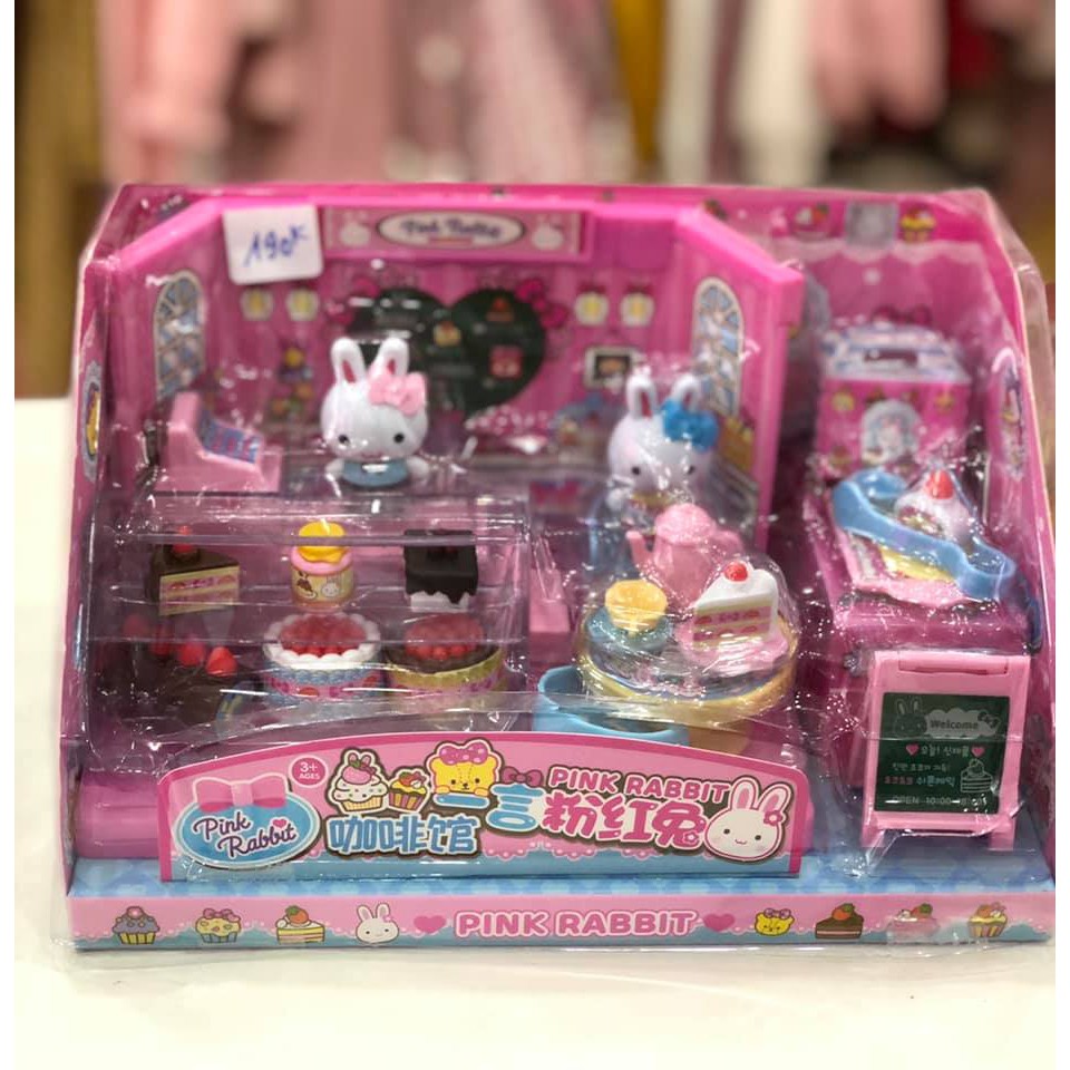 Đồ chơi nhà thỏ nhiều mẫu Pink Rabbit