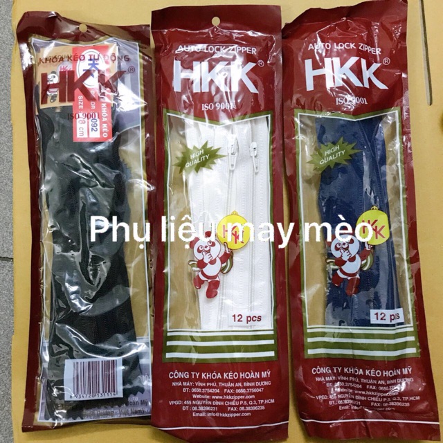 Dây kéo quần tây HKK
