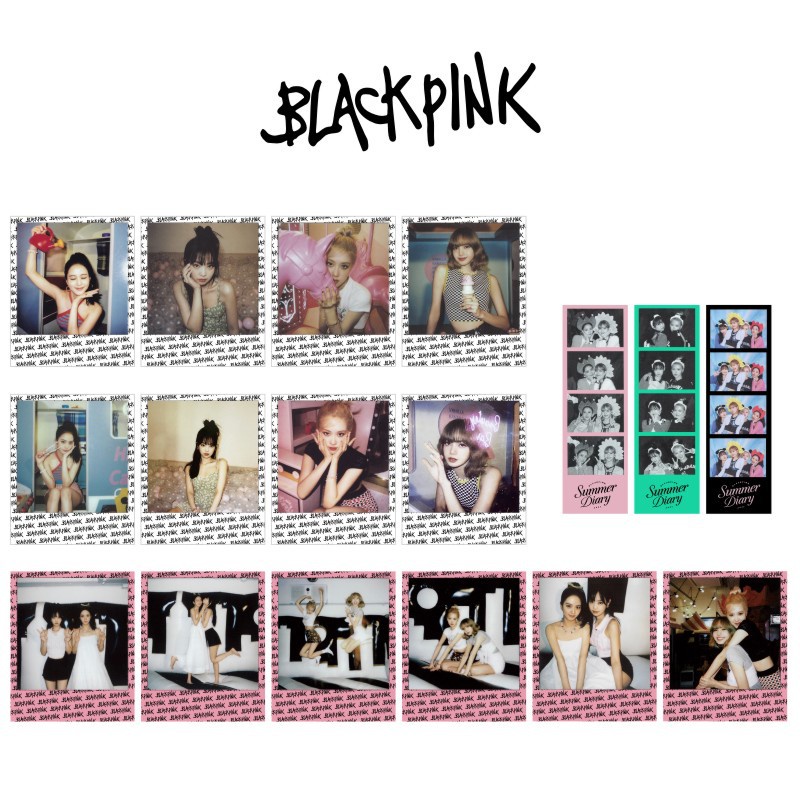 Thẻ Ảnh Nhóm Nhạc Kpop BLACKPINK LISA JISOO