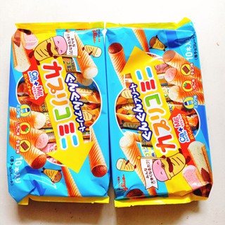 Bánh nhân kem ốc quế Glico cho bé