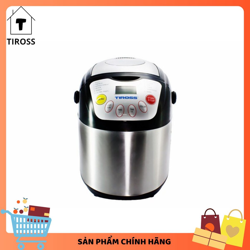 [Mã 66ELHASALE hoàn 7% đơn 500K] Máy làm bánh mỳ tiross 600W TS821