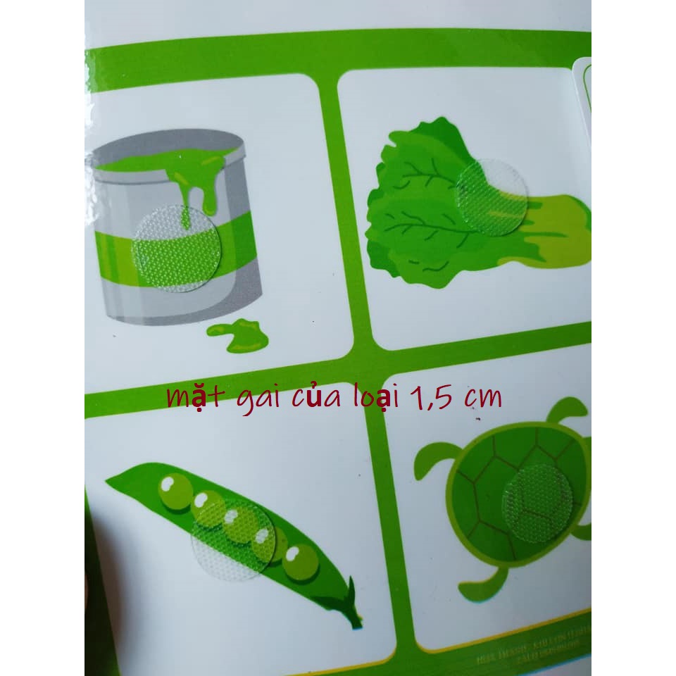Băng gai tròn  Trong suốt dính gai, veclo có keo sẵn  khóa nhám handmade