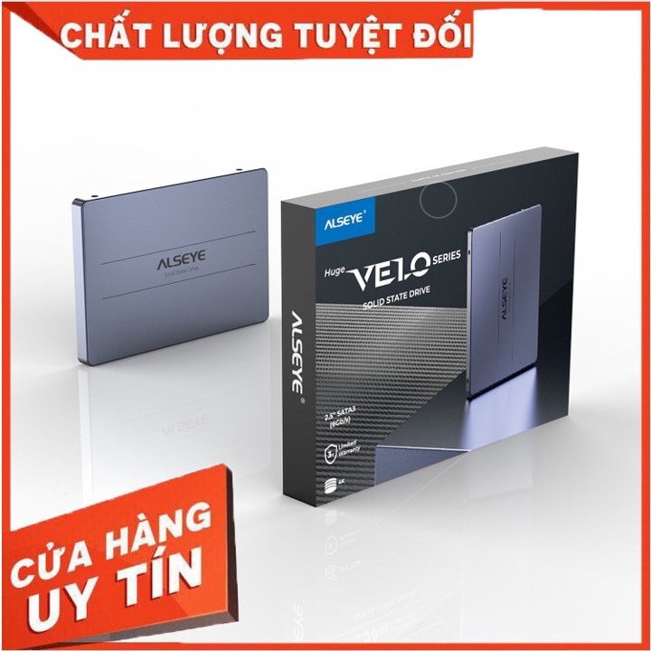 SSD 128Gb chính hãng Alseye - Vỏ Kim loại - ( Giá rẻ nhất Shoppy )