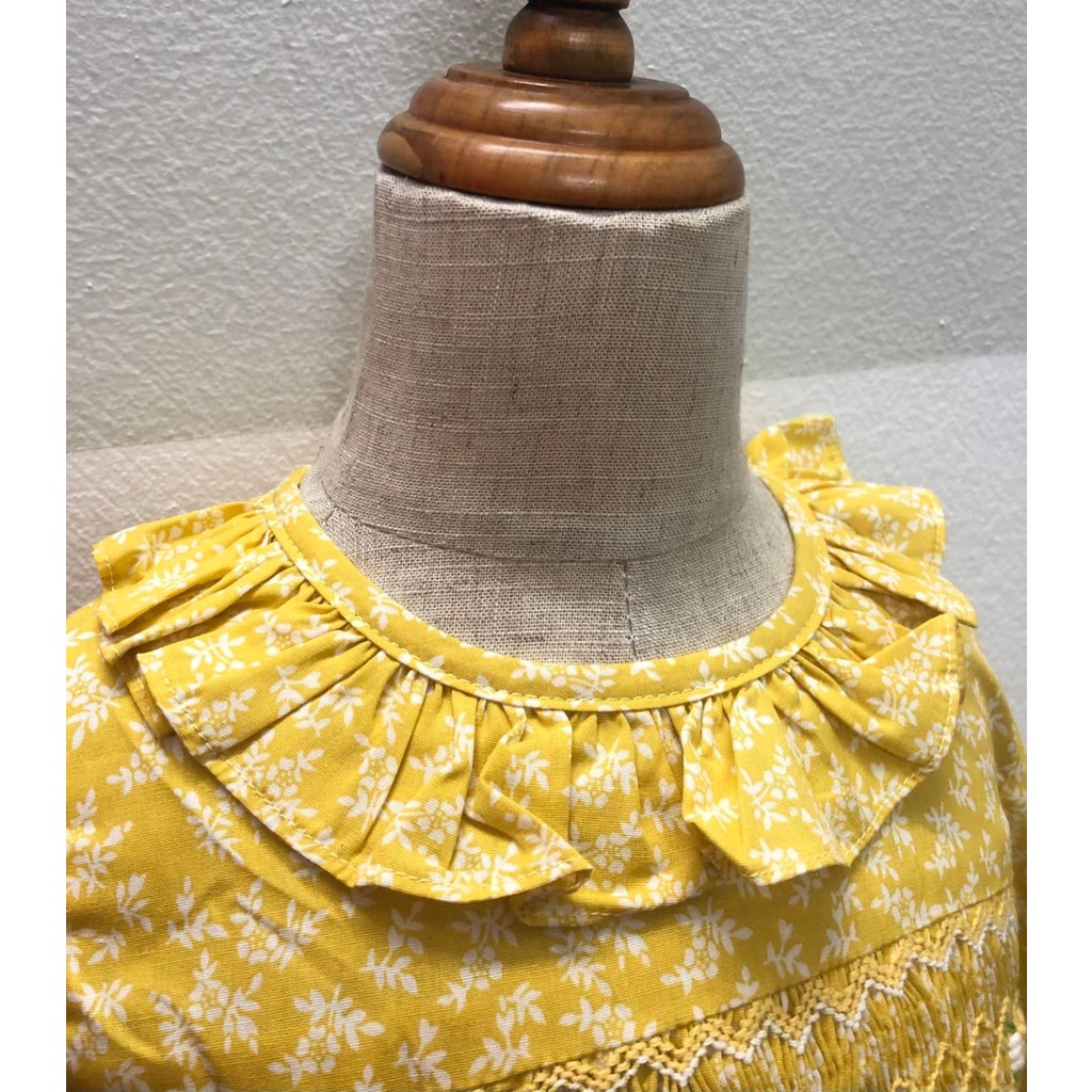 Váy smock hoa dây tay lỡ