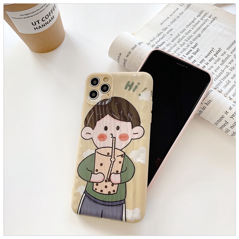 Ốp lưng iphone Trà sữa độc đáo sóng 5/5s/6/6s/6plus/6splus/7/8/7plus/8plus/x/xs/xs max/11/11promax - Awifi Case G1-6 | BigBuy360 - bigbuy360.vn