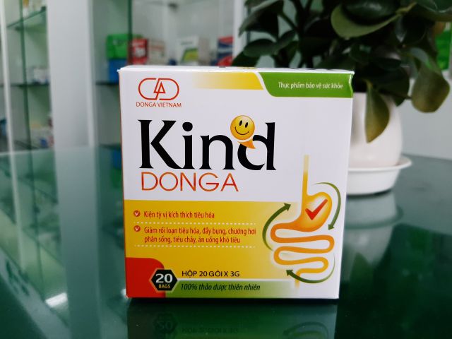 Kind DongA hỗ trợ kích thích hệ tiêu hóa, giảm rối loạn tiêu hóa, đầy bụng, chướng hơi, phân sống, tiêu chảy