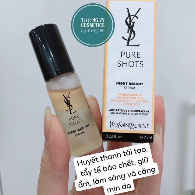 Huyết thanh YSL Pure Shots Night Reboot Serum