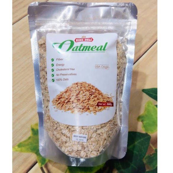 YẾN MẠCH OATMEAL NGUYÊN HẠT CÁN DẸT 500gr