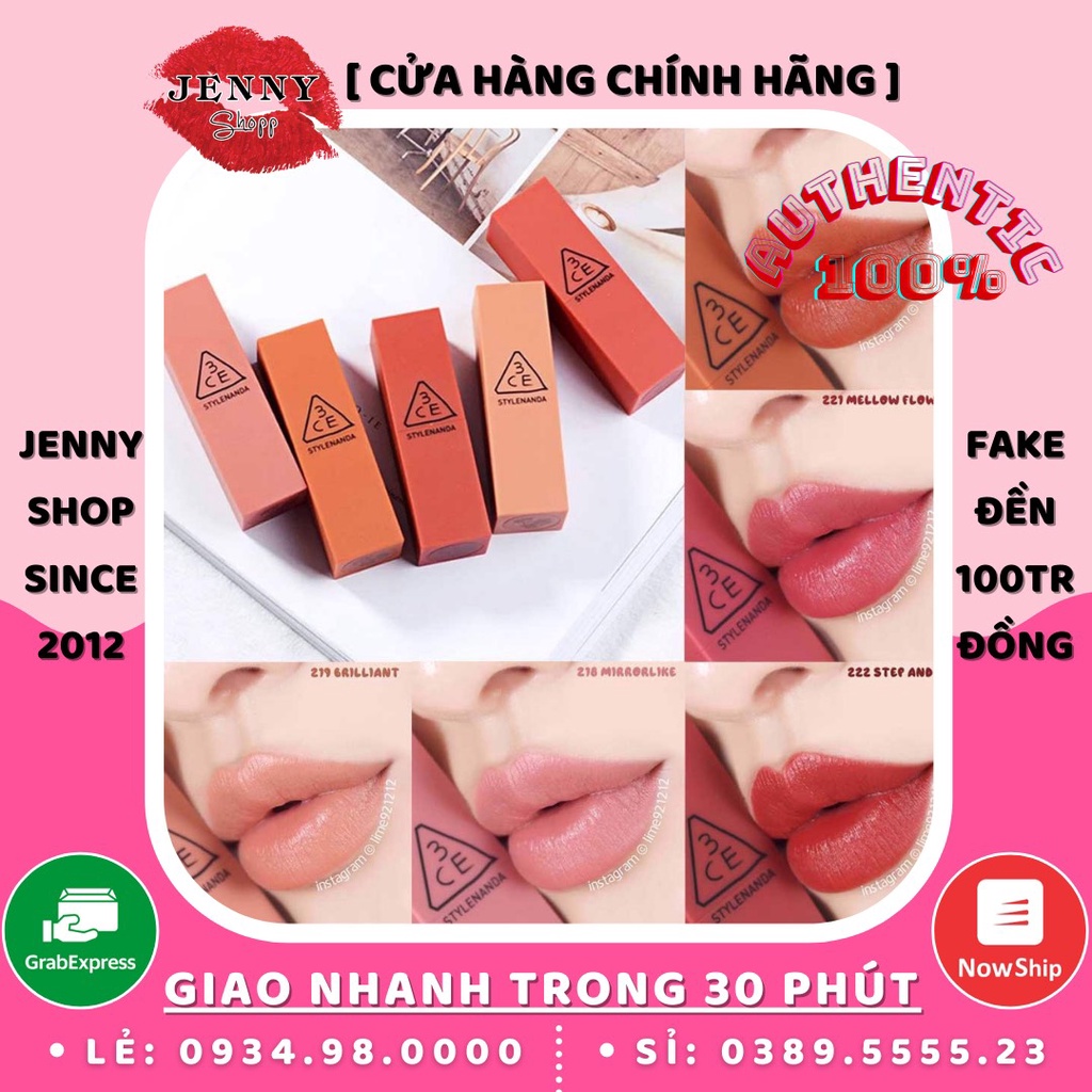 Son Thỏi 3CE Matte Lip Color