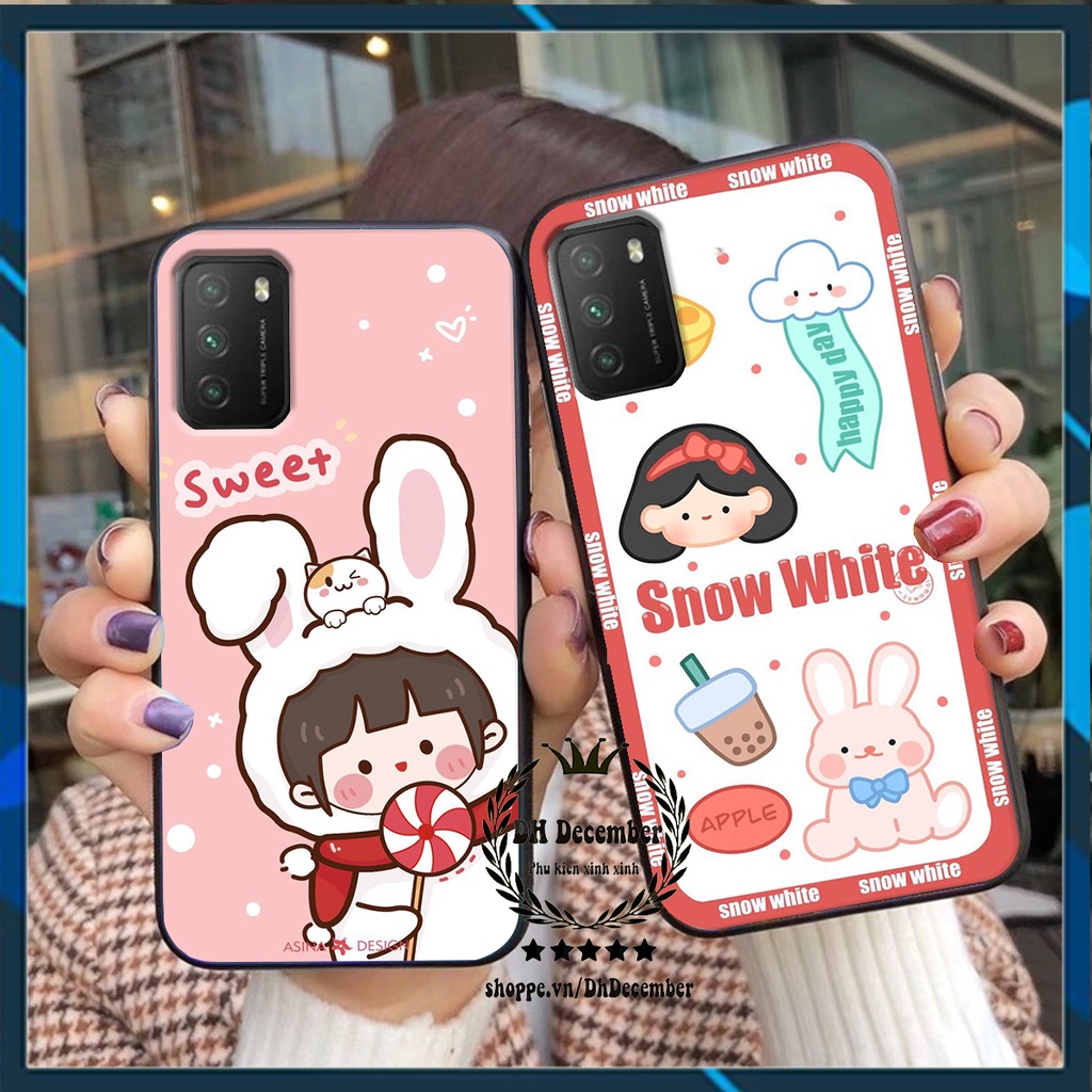 Ốp lưng Xiaomi POCO M3 in hình 3D lucky, gấu Brick xinh xắn - KHÔNG NÊN BỎ LỠ