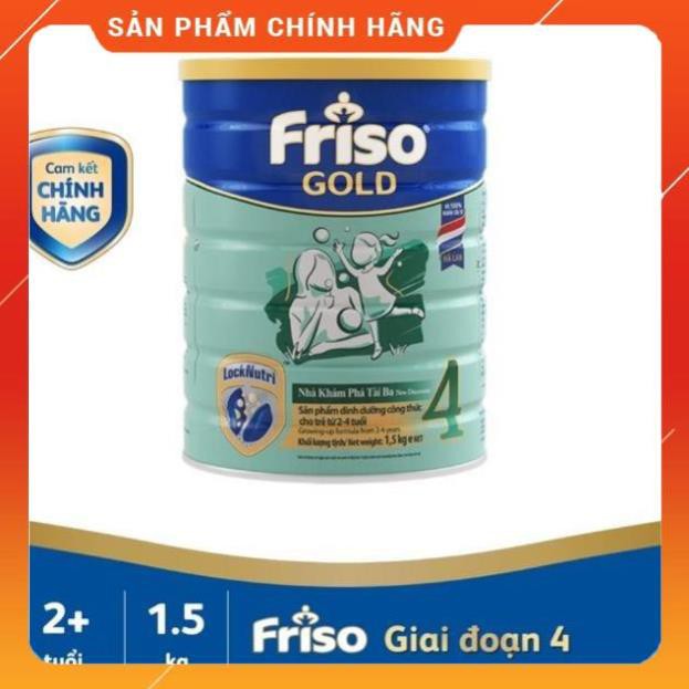 Sản Phẩm Chính Hãng  Sữa bột Friso gold 4 1.5kg date mới Giá rẻ nhất