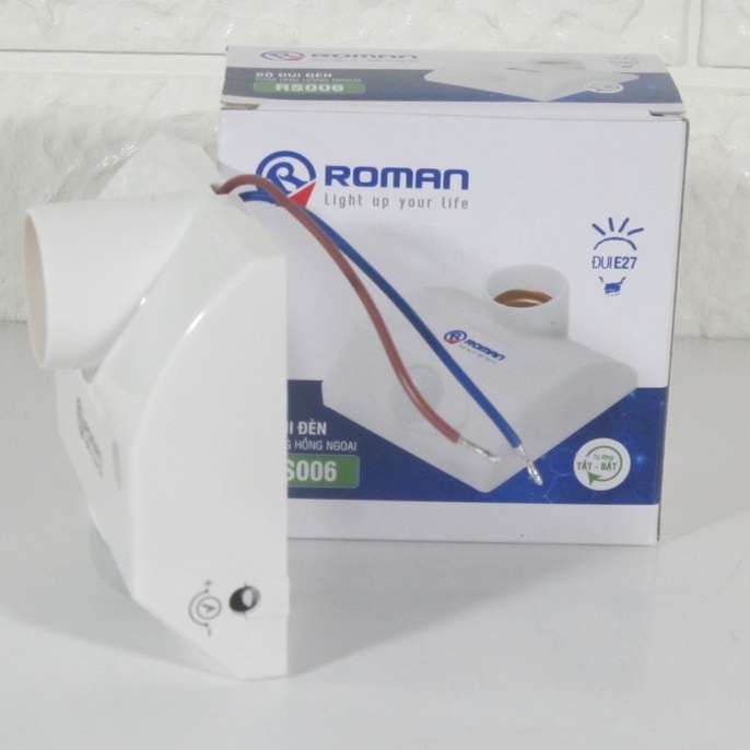Đui đèn cảm ứng hồng ngoại ROMAN HÀNG VIỆT NAM CHẤT LƯỢNG CAO BẢO HÀNH 2 NĂM