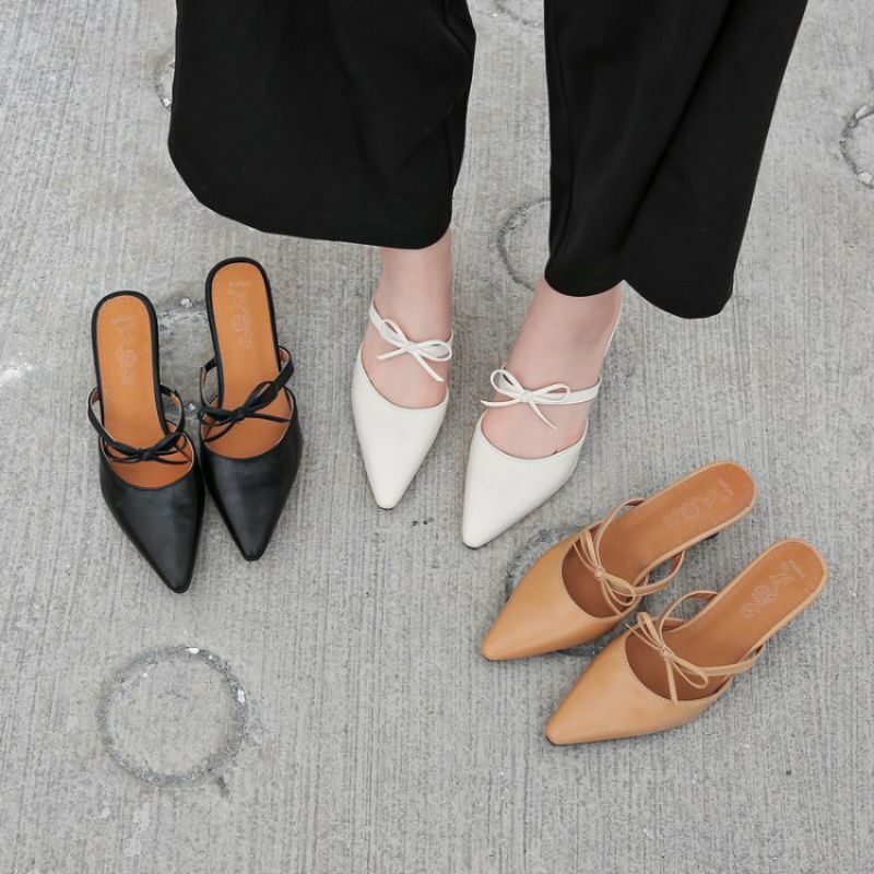 Giày nữ cao gót 7 cm kiểu dáng Hàn Quốc mã GA05