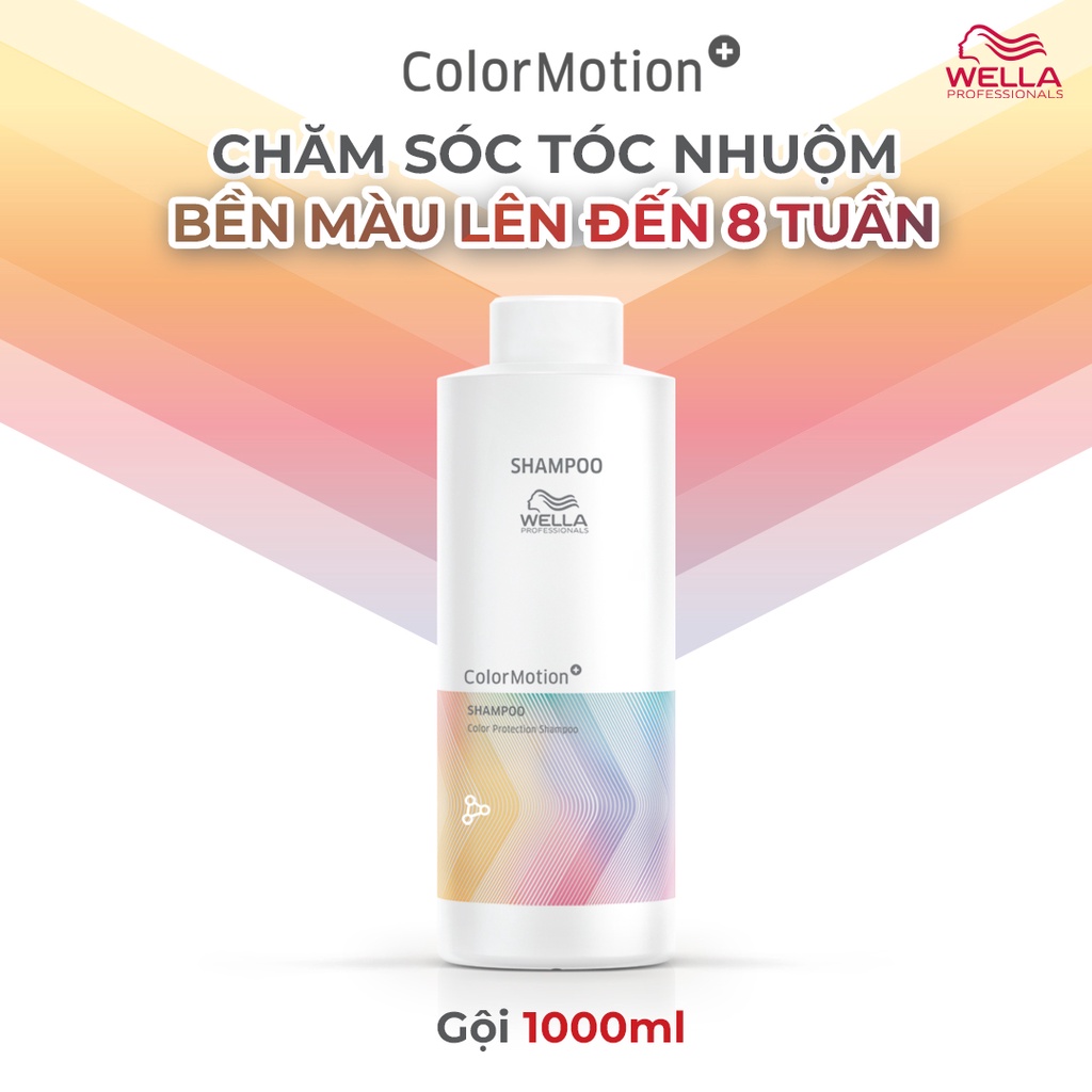 Dầu Gội Wella Color Motion Dành Cho Tóc Nhuộm, Giúp Bảo Vệ Lớp Màu Đẹp 250ml-1000ml