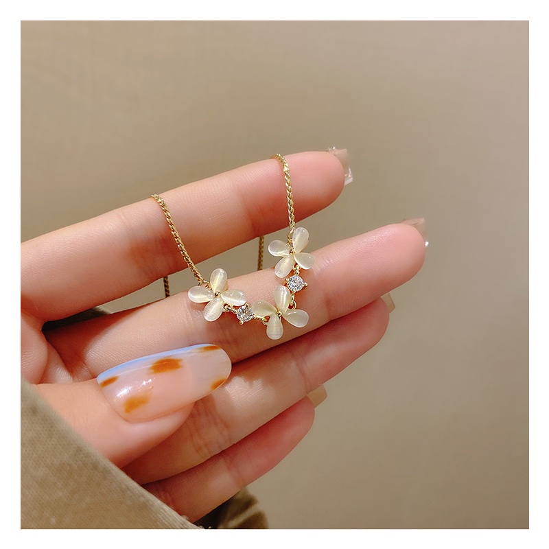 Vòng Đeo Tay Đính Đá Opal Thiết Kế Đẹp Mắt Mẫu Mới Dành Cho Bạn Nữ
