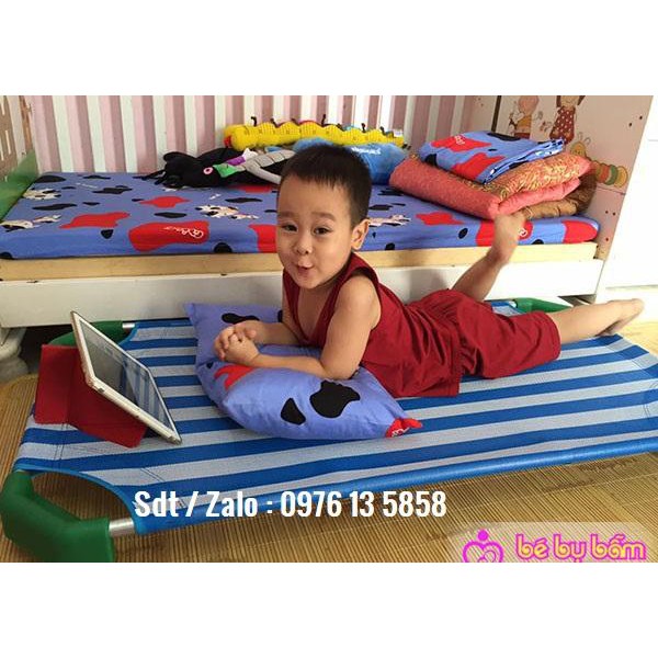 Giường lưới mầm non cho bé nằm thoáng mát | BigBuy360 - bigbuy360.vn