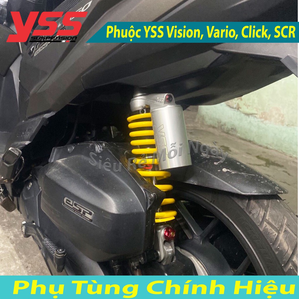 Phuộc YSS Bình Dầu Vario, Vision, Click, SCR G Sport Vàng Thái Lan