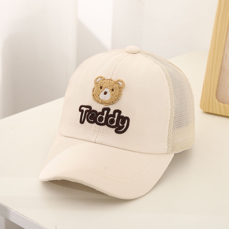 Mũ Lưỡi Trai Thêu Chữ Teddy Và Gấu Teddy Dễ Thương Thời Trang Xuân Hè Cho Bé Trai Và Gái