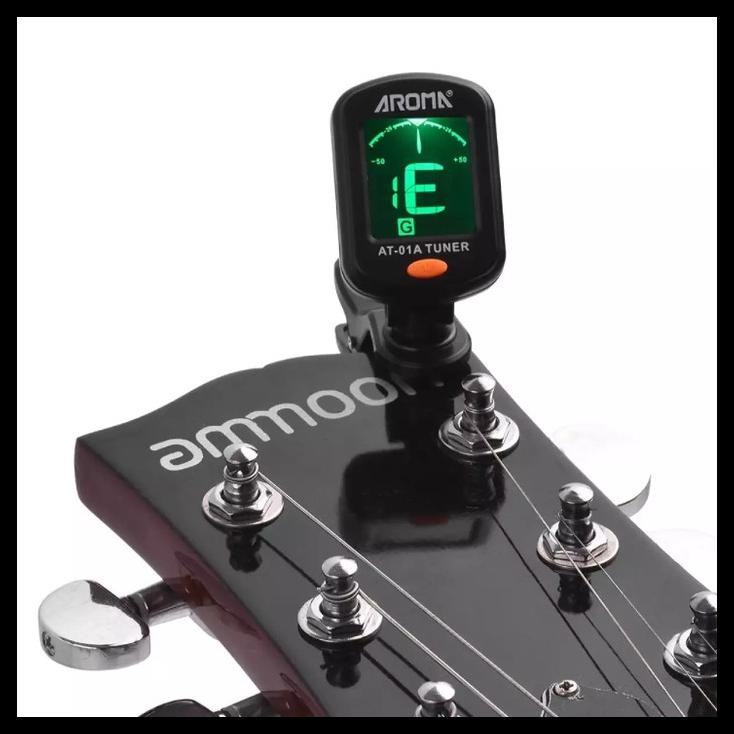 Dây Đàn Guitar Aroma Tunner At-01A Gtb387