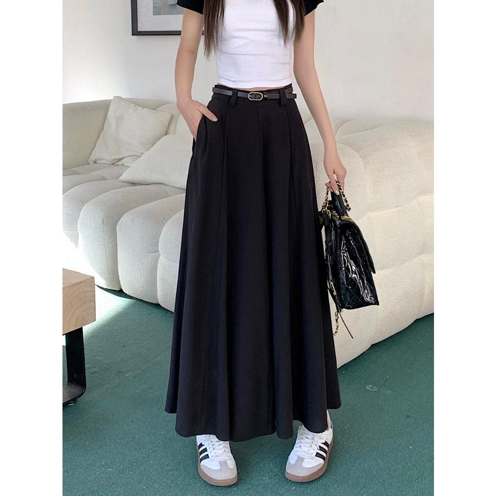 63923 Mùa Hè Phong Cách Mới Váy Chữ A Viền Lớn