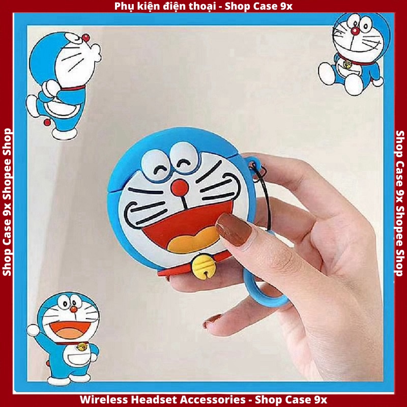🔥 Case Ap 1/2 & Pro 🔥 Freeship 🔥 VỎ BỌC MODEL DORAEMON - Case Cho Tai Nghe Không Dây (Bluetooth)