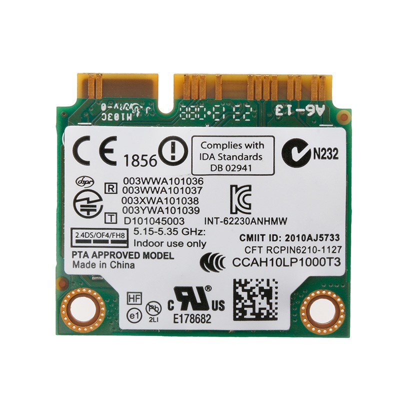 Thẻ PCI-E Intel 6230 62230ANHMW 300 mini không dây băng tần kép WiFi BT | BigBuy360 - bigbuy360.vn