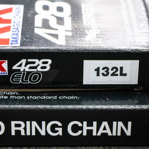 Sên phốt RK 428 ELO 132L - 9ly có phốt cao su, dài 132 mắc