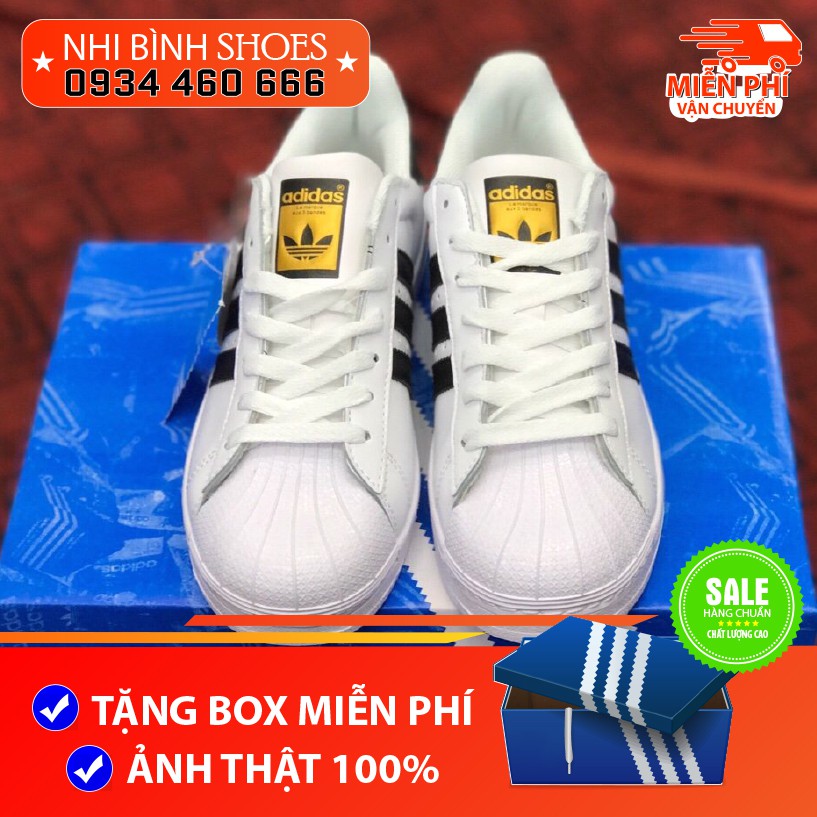 Giày thể thao Nam Nữ supperstar  - Hình thật 100% : Cam kết chất lượng