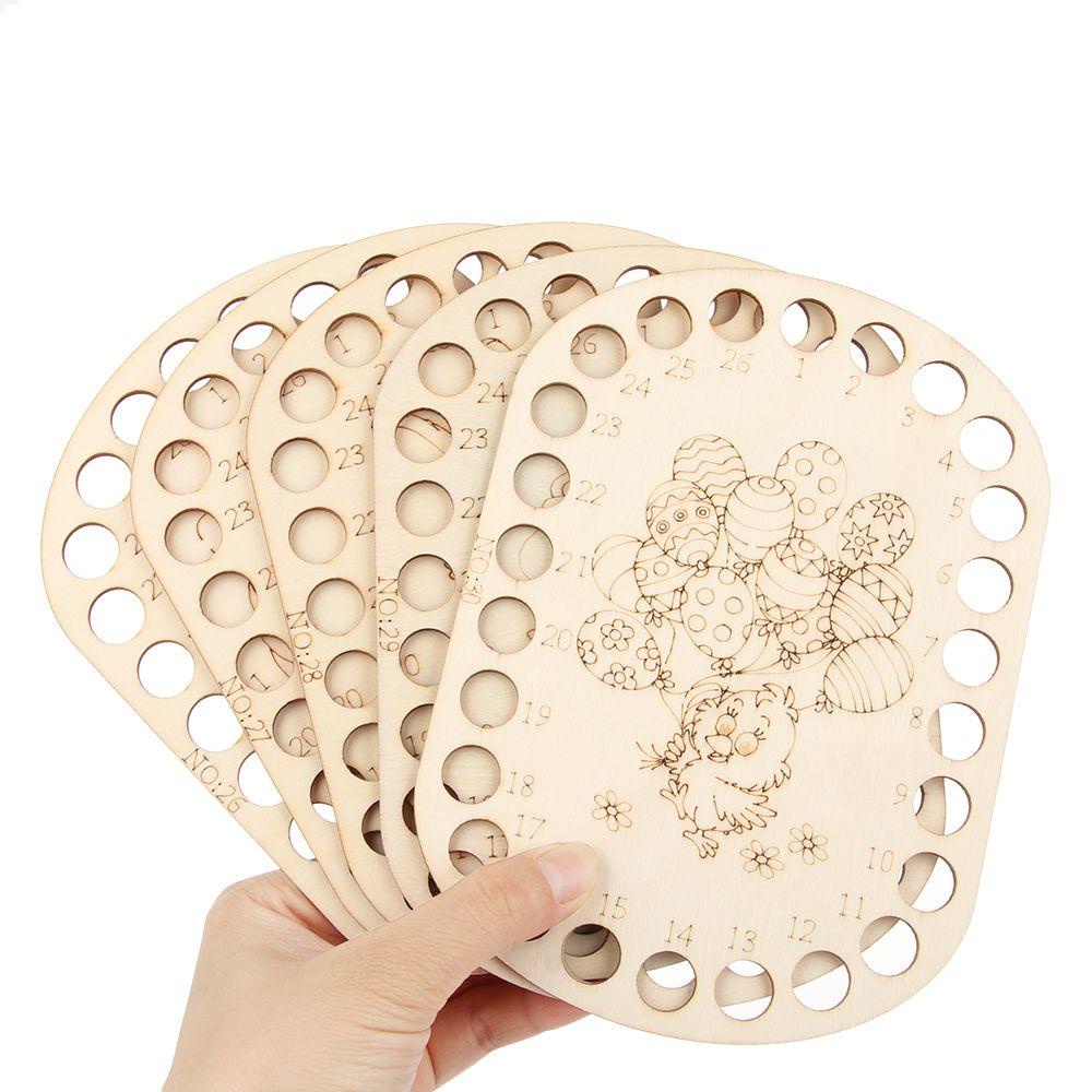 ROSE Dụng Cụ Quấn Chỉ Thêu Chữ Thập Thủ Công Bằng Gỗ