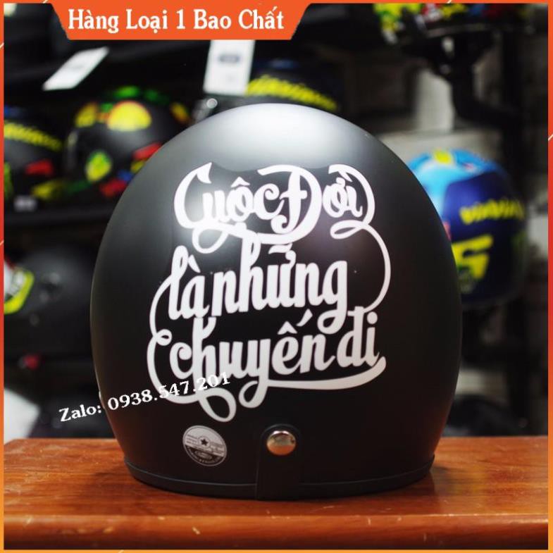Mũ 3/4 phượt cuộc đời là những chuyến đi
