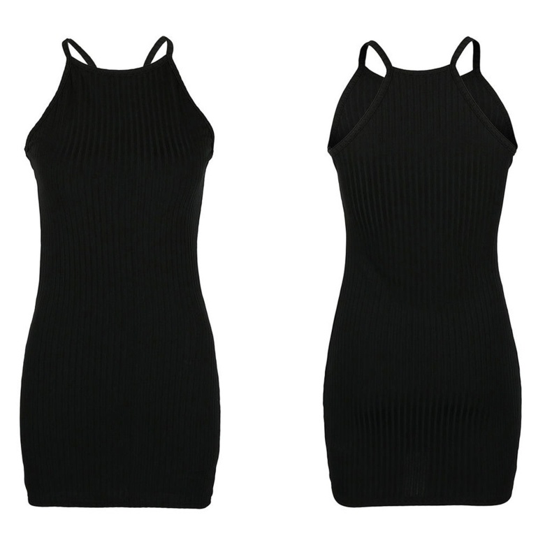 Đầm không tay dáng ôm Cổ Tròn Thiết Kế Ôm Sát Tôn Dáng