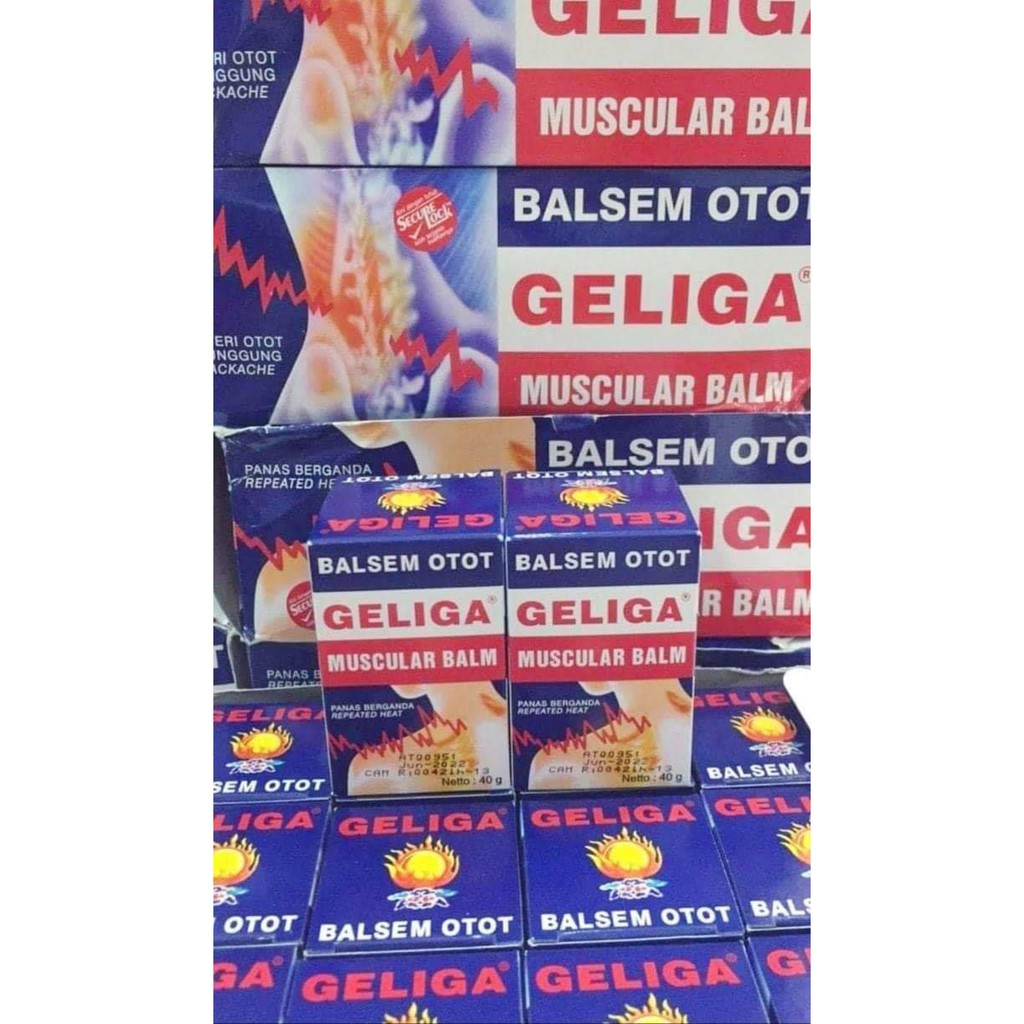 [HÀNG CHÍNH HÃNG] DẦU CÙ LÀ LỬA - GELIGA MUSCULAR BALM