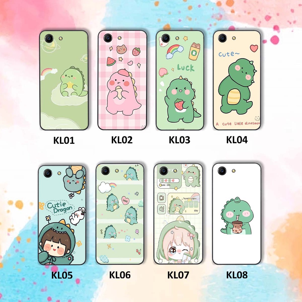 Ốp Oppo F1s / F3 / F3 Lite / F3 Plus in hình khủng long Dino siêu dễ thương