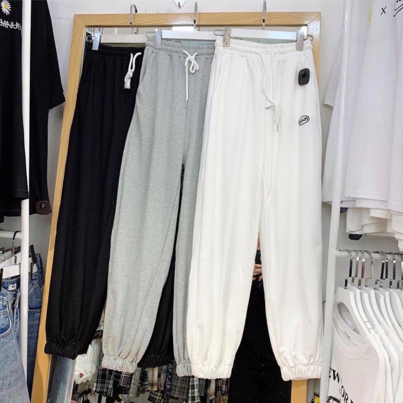Áo Croptop Cover và Quần Thể thao Spun