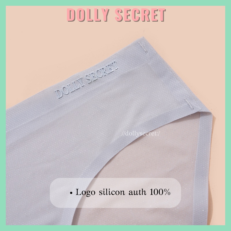 Quần lót nữ su tuyết mát lạnh thông hơi cao cấp không viền may chống lộ DOLLY SECRET QL066
