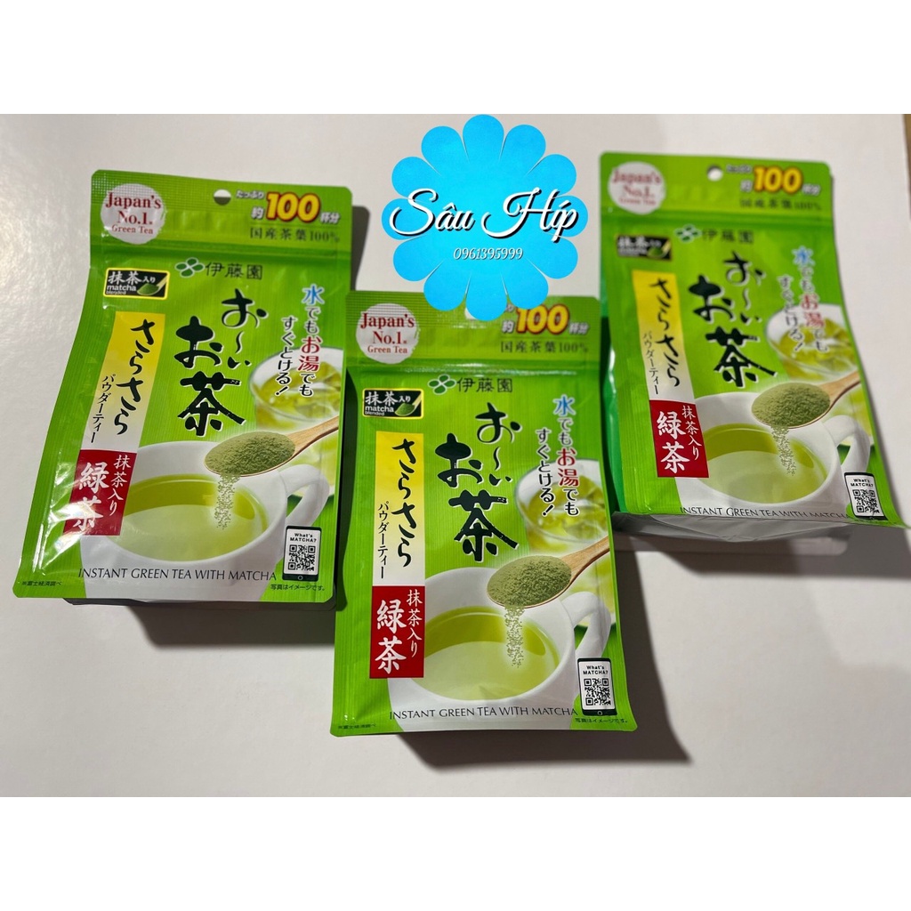 Bột trà xanh Matcha nguyên chất Nhật Bản 40g- 80g