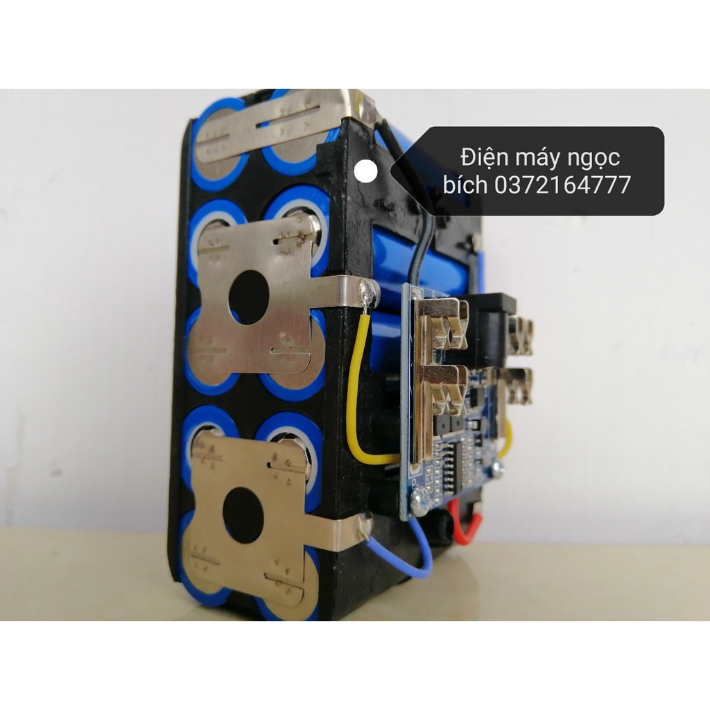 10 Cell Pin Gắn Mạch Sẵn Dùng Cho máy Siết Bulong,Máy Khoan ( Không Bao Gồm Vỏ Pin)