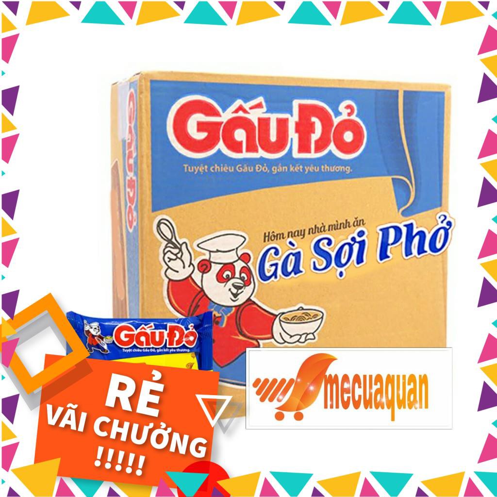 💖DATE MỚI💖 Thùng mì Gấu Đỏ 30 gói * 65g