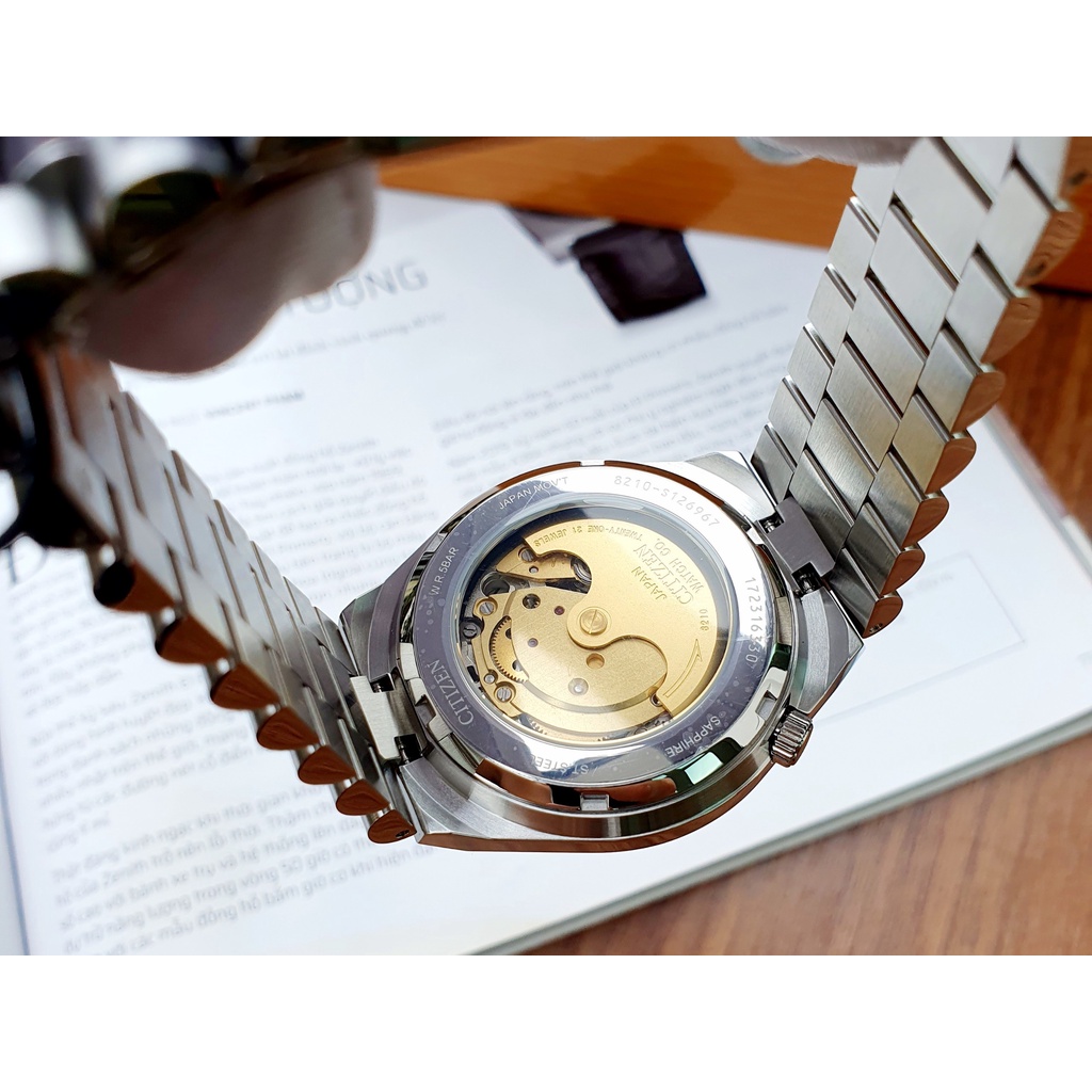Đồng hồ nam chính hãng Citizen Automatic NJ0150-81L - Máy cơ tự động - Mặt kính Sapphire