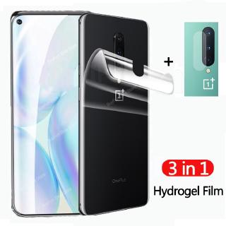 Miếng dán Silicone TPU bảo vệ màn hình 3 Trong 1 Cho Oneplus 8 7 7t Pro