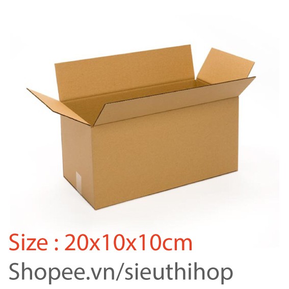 20x10x10 Combo 100 hộp Carton đóng gói hàng giá tại xưởng