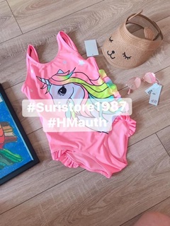 Bikini HM auth 1 mảnh bé gái 6 mẫu