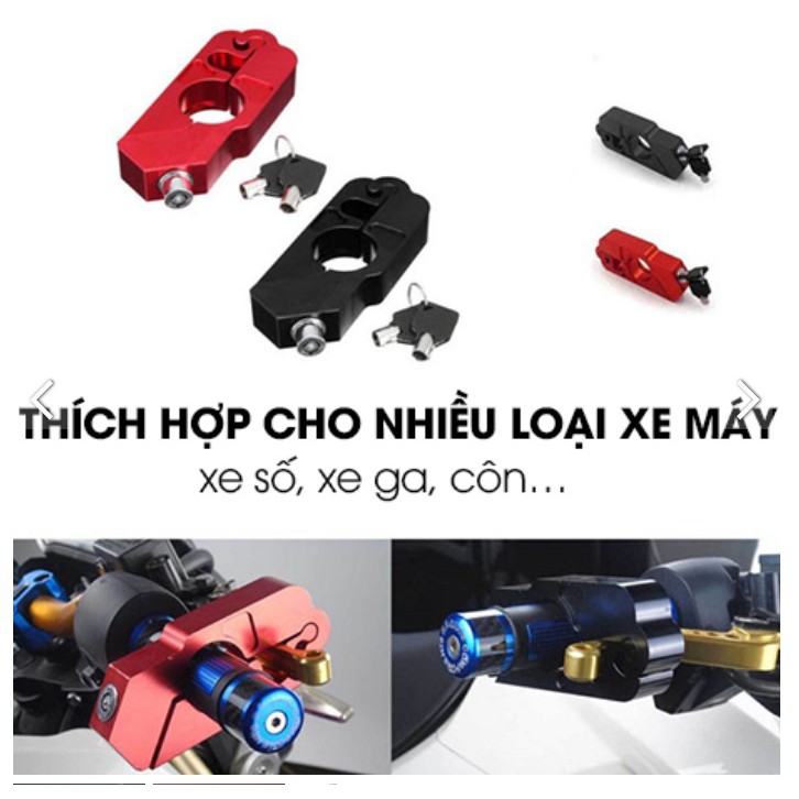 Khoá Tay Phanh Xe Máy Chống Trộm - Khóa Kẹp Thắng Xe Máy - Khóa Xe Tay Ga Tay Phanh Mẫu Mới [KHOA-XE]