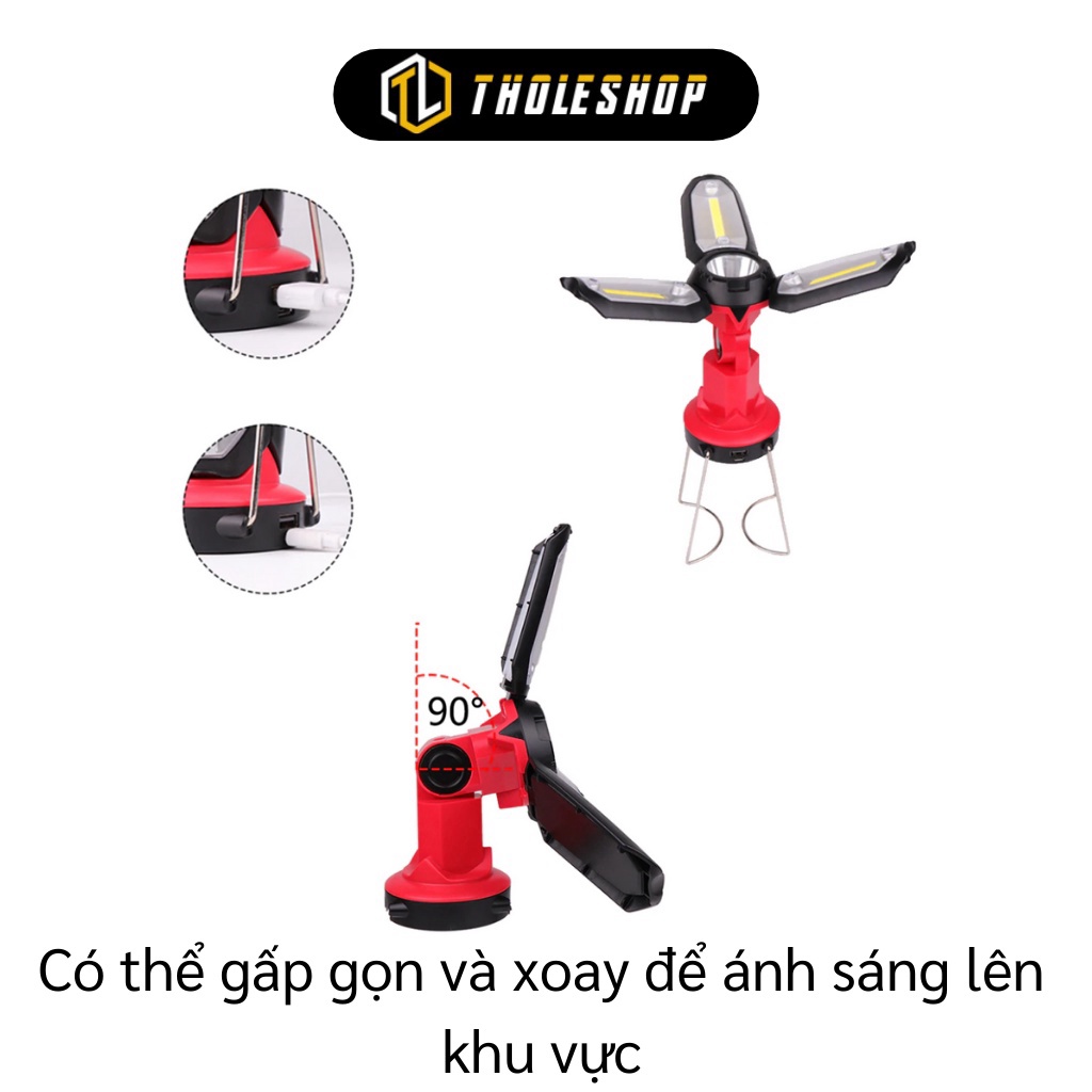 Đèn Pin GIGAHOME Đèn Pin Cầm Tay Đa Năng 3IN1, Xoay 360 Độ, Phù Hợp Cho Cắm Trại, Du Lịch 7425